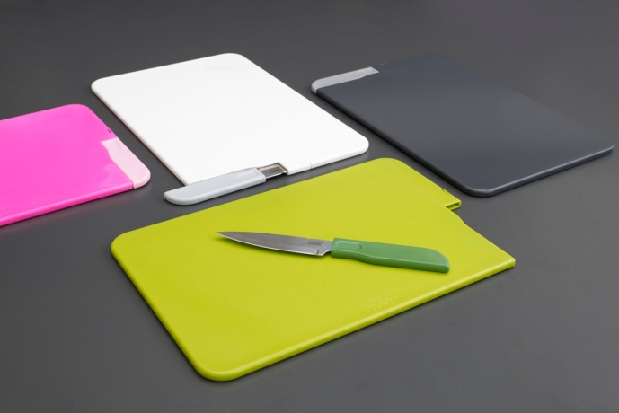 Доска разделочная с ножом Slice&Store™ зеленая, Joseph Joseph