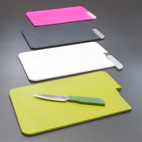 Доска разделочная с ножом Slice&Store™ зеленая, Joseph Joseph