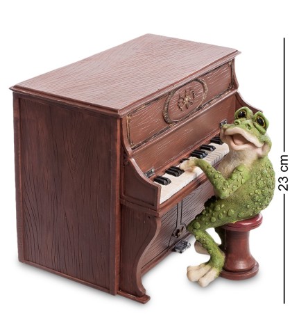 GG-4463-LC Фигура-кашпо "Лягушка - Маэстро" (Sealmark)