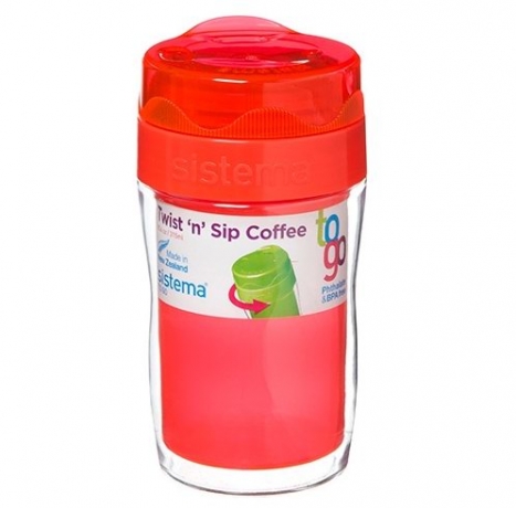 Термокружка для кофе TO-GO, 315 мл. Sistema, мульти