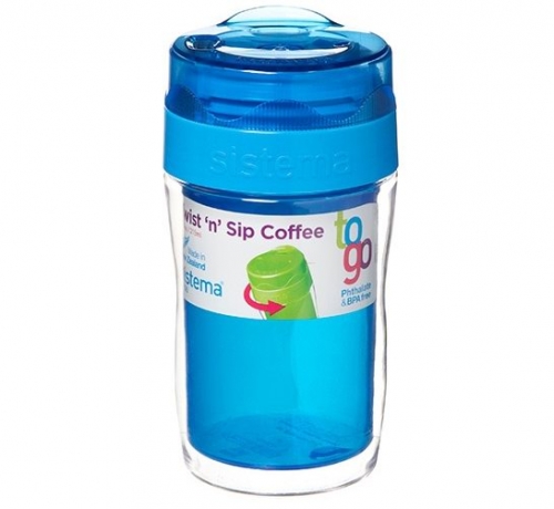 Термокружка для кофе TO-GO, 315 мл. Sistema, мульти