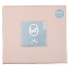 Простыня прямая (SB), сатин, 240x280см. розовый, BOVI