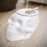 Пепельница Skully белая, Balvi