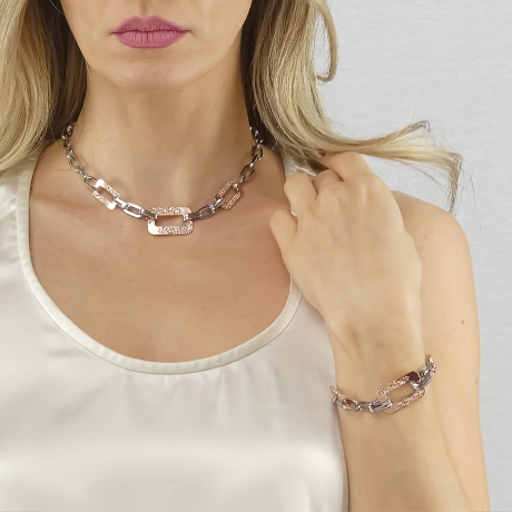 Колье XGR638RS BW/S/RG Boccadamo