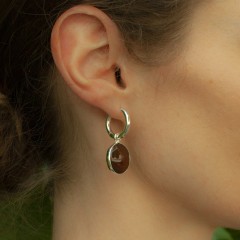 Серьги COFFE AGATE