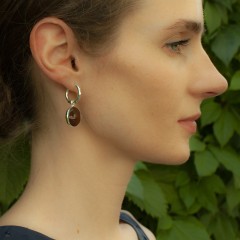 Серьги COFFE AGATE