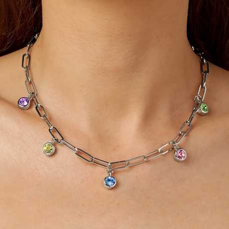 Колье LEONA SS PASTEL MULTI