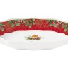 Блюдо овальное Рождественские ягоды, 30х21х5 см Easy Life
