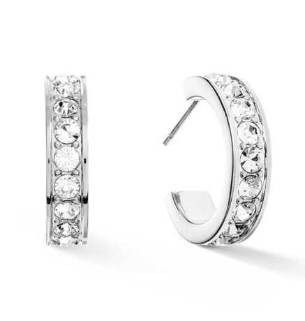 Пусеты Crystal-Silver 0131/21-1817 Coeur de Lion