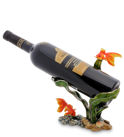 WIN-163 Подставка для бутылки "Золотая рыбка"