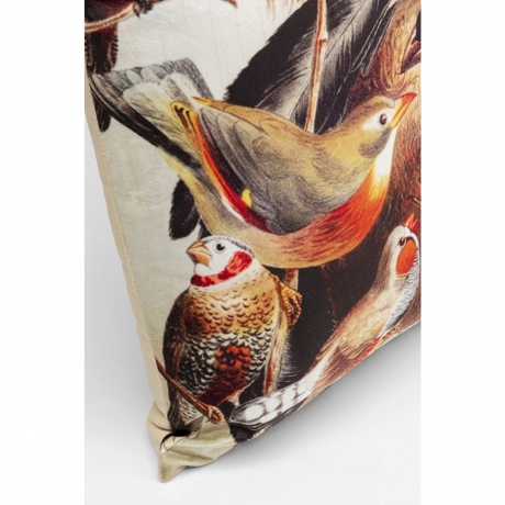 Подушка Birds, 45х45х15, Полиэстер, Мультиколор