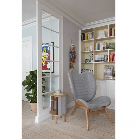 Кресло A Conversation Piece Tall, дуб/синее Umage