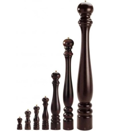 Мельница для перца, 80 см. шоколад, дерево, Paris Peugeot