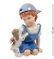 CMS-12/14 Фигурка "Мальчик с собачкой" (Pavone)