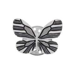 Брошь Бабочка XZ1386.2 BW/S Shadore
