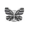 Брошь Бабочка XZ1386.2 BW/S Shadore