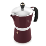Кофеварка гейзерная 150 мл на 3 чашки, Berlinger Haus, Leonardo, матовый бордо