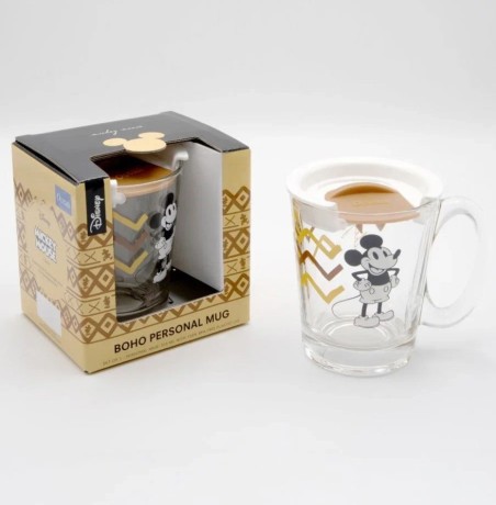 Кружка, 320 мл. коричневая крышка BOHO Disney LUCARIS