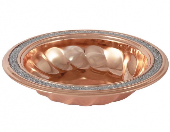 Вазочка Gamma с отделкой под розовое золото