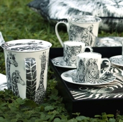 Чашка с блюдцем кофейная Tiger, 100 мл. WILD SPIRIT Taitu