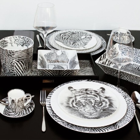 Чашка с блюдцем кофейная Tiger, 100 мл. WILD SPIRIT Taitu