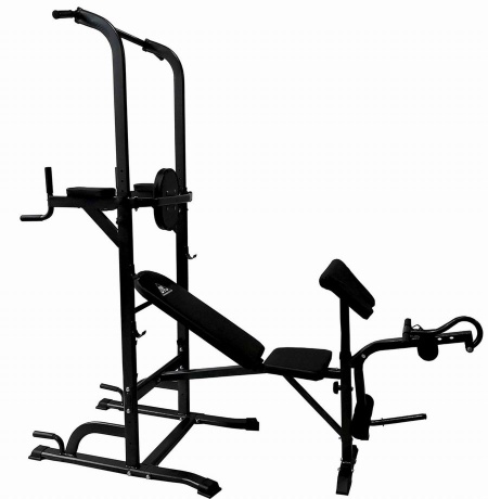 Турник - брусья со скамьей и опциями DFC POWER TOWER G010