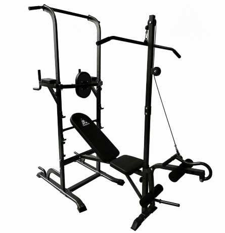 Турник - брусья со скамьей и опциями DFC POWER TOWER G010
