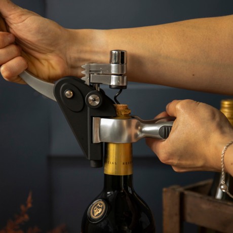 Набор бармена BarCraft из 5 предметов: штопор рычажный, пробка, удалитель фольги, сменная игла для ш Kitchen Craft