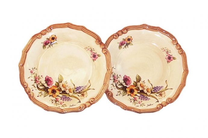 Набор из 2-х десертных тарелок Весна