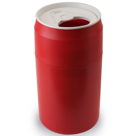 Корзина для мусора Capsule, красная, Qualy