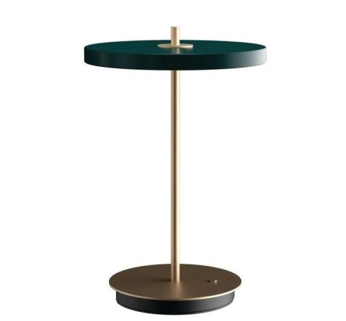 Светильник настольный Asteria Move forest green V2, Ø 20x30,6 см. Umage