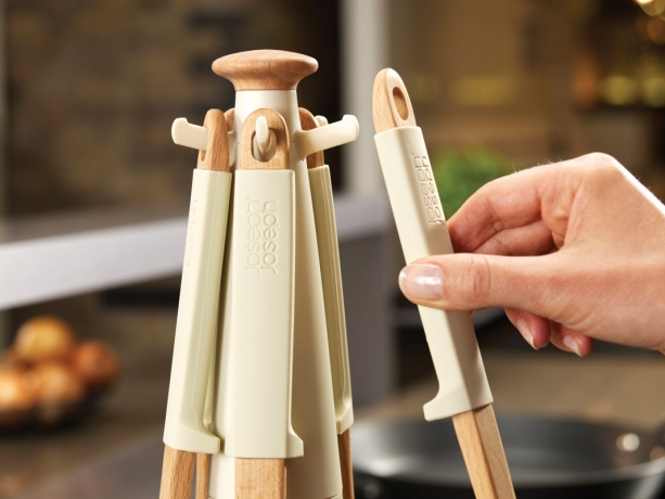 Набор деревянных кухонных инструментов Elevate™ Carousel кремовый