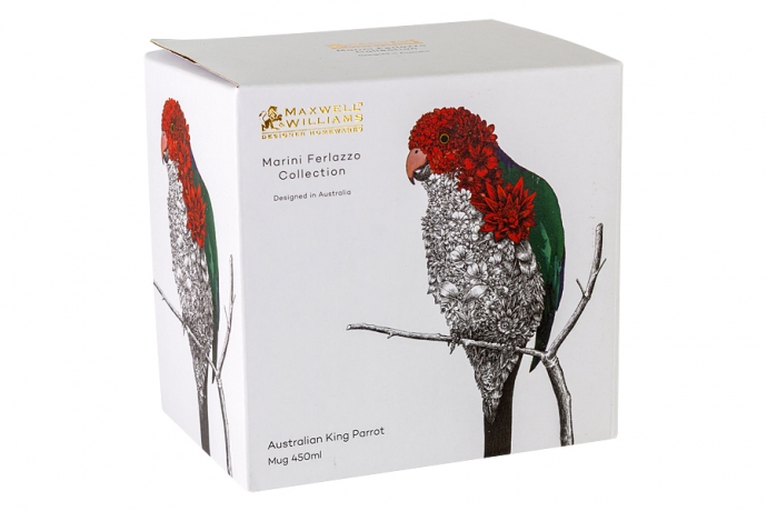 Кружка Попугай (цветной), 450 мл. Maxwell & Williams