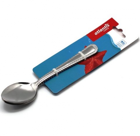 Набор чайных ложек, 3 шт. Atlantis, декор