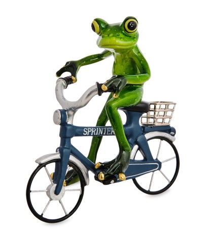MN- 83 Фигурка "Лягушка-велосипедист"