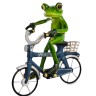 MN- 83 Фигурка "Лягушка-велосипедист"