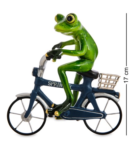MN- 83 Фигурка "Лягушка-велосипедист"