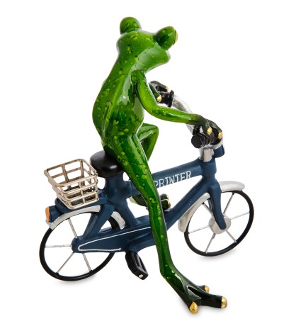 MN- 83 Фигурка "Лягушка-велосипедист"