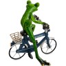 MN- 83 Фигурка "Лягушка-велосипедист"