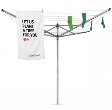 Уличная сушилка Lift-O-Matic (50 м навески), с чехлом Brabantia