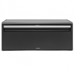 Хлебница с откидной крышкой, Черный матовый Brabantia