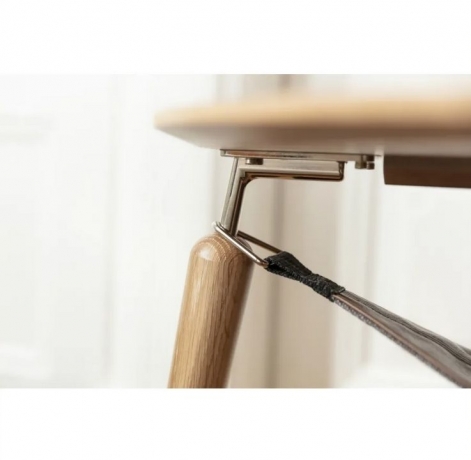 Столик журнальный Hang Out, дуб, 75х73х49 см, серый Umage