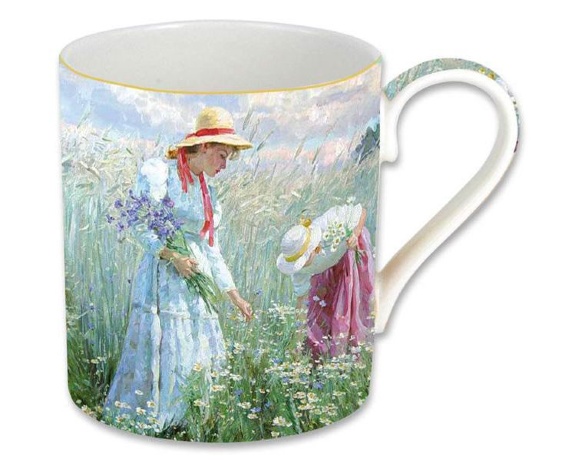 Кружка Васильки, в подарочной упаковке, 0.38л, Carmani