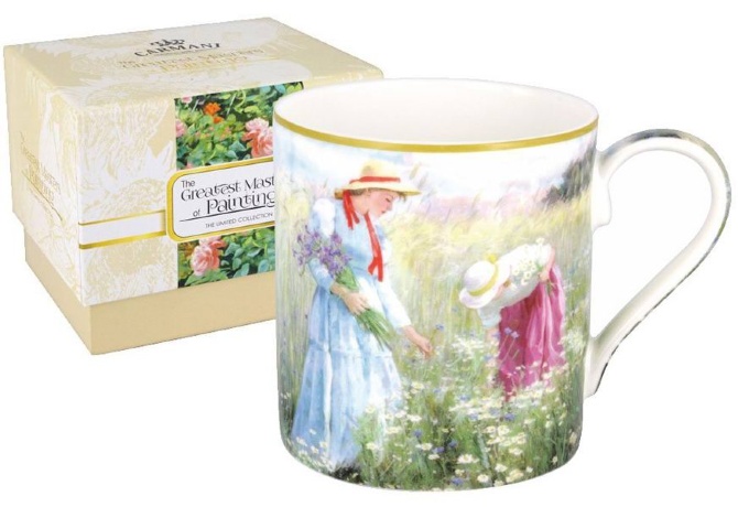 Кружка Васильки, в подарочной упаковке, 0.38л, Carmani