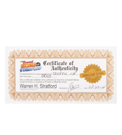 STD-05 Статуэтка Полицейский "Ну настоящий полковник..." (W.Stratford)