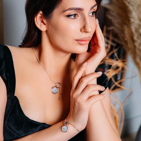 Браслет MOP C2010NM-B03.2 BW/S Fiore Luna