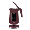 Чайник цифровой электрический, 1,7 л. матовый бордо, Leonardo, Berlinger Haus