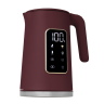 Чайник цифровой электрический, 1,7 л. матовый бордо, Leonardo, Berlinger Haus
