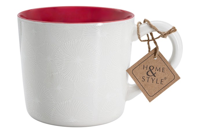 Кружка Frost, красная, 0,45 л. Home & Style