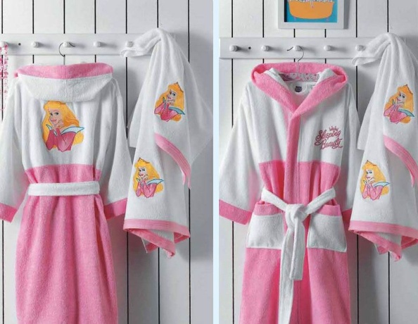 Халат детский лицензированный ТАС, "Princess", 6/8 лет
